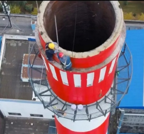 煙囪更換避雷針的步驟